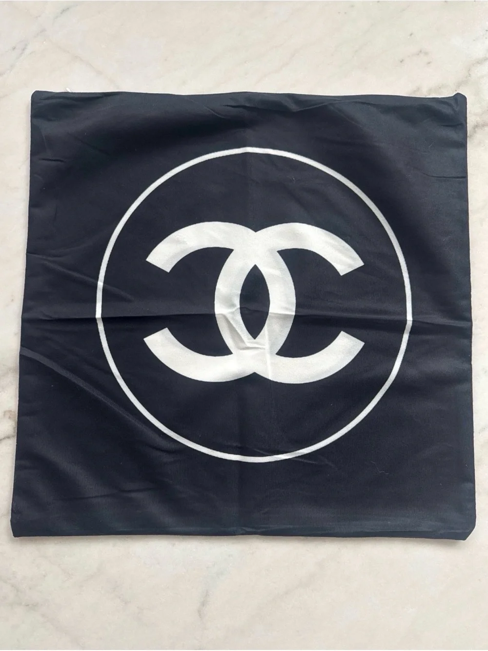 Black & White Logo Throw Pillow